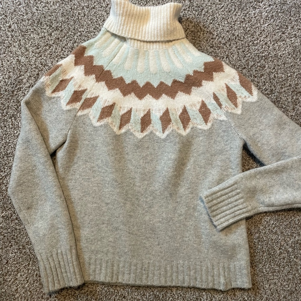 J crew high neck sweater !